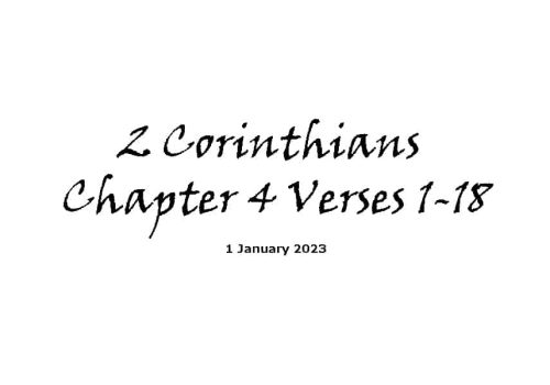 1 Peter Chapter 1 Verses 1-12 – Ridgeway Community Church