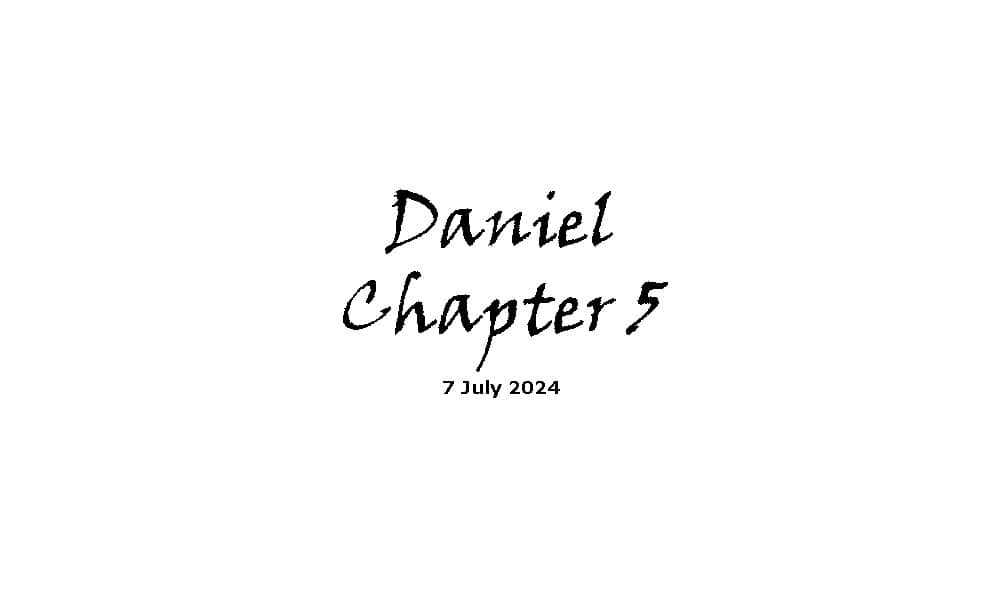 Daniel Chapter 5