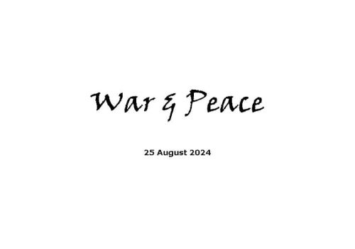 War & Peace