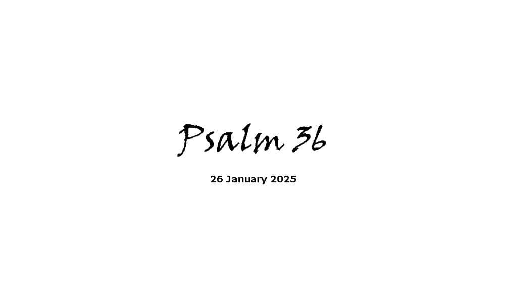 Psalm 36